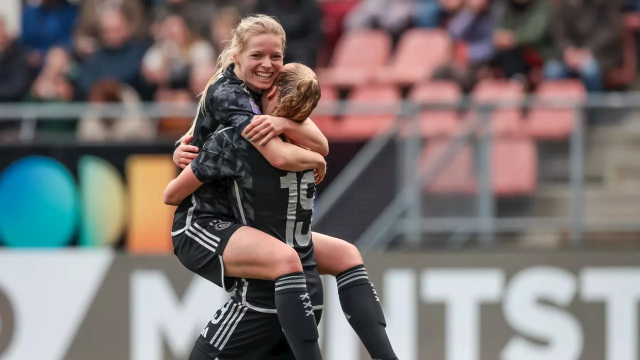 Ajax Vrouwen wint van FC Utrecht in aanloop naar CL-kraker tegen Chelsea