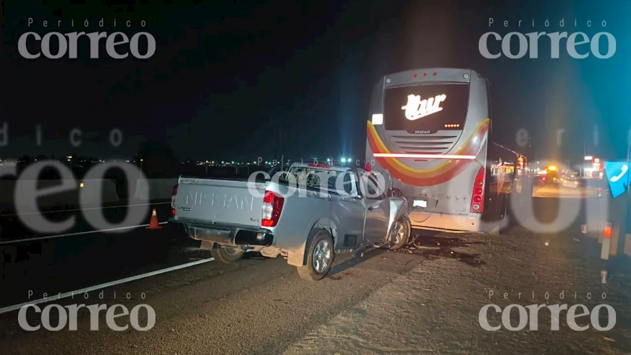 Accidente en el Libramiento Irapuato-Valle de Santiago deja saldo de un muerto