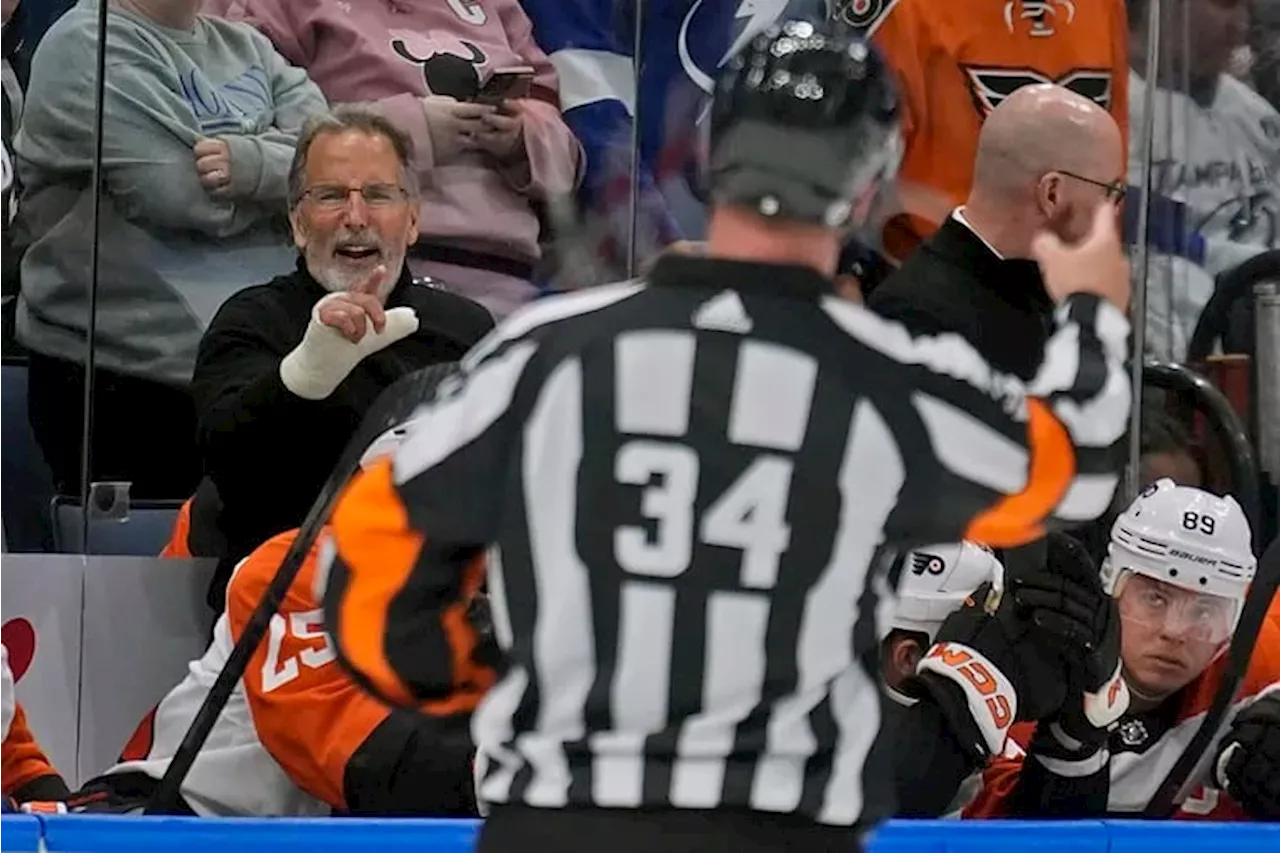 Hurricane Torts erupts: John Tortorella gets ejected but won’t leave the bench and cusses out refs