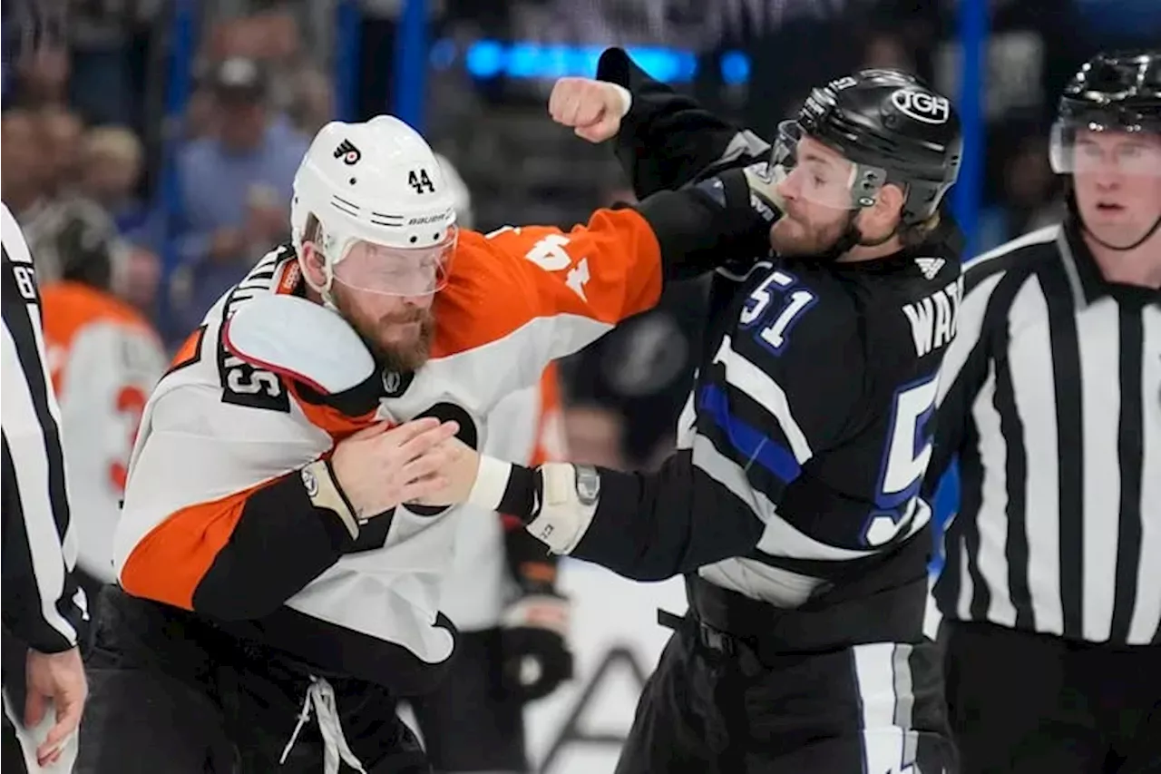 Tempers flare as Flyers get crushed, 7-0, by Tampa Bay