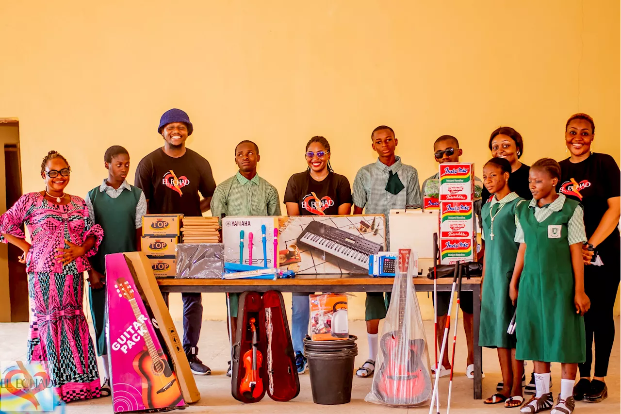 Group donates educational materials to school for visually impaired children