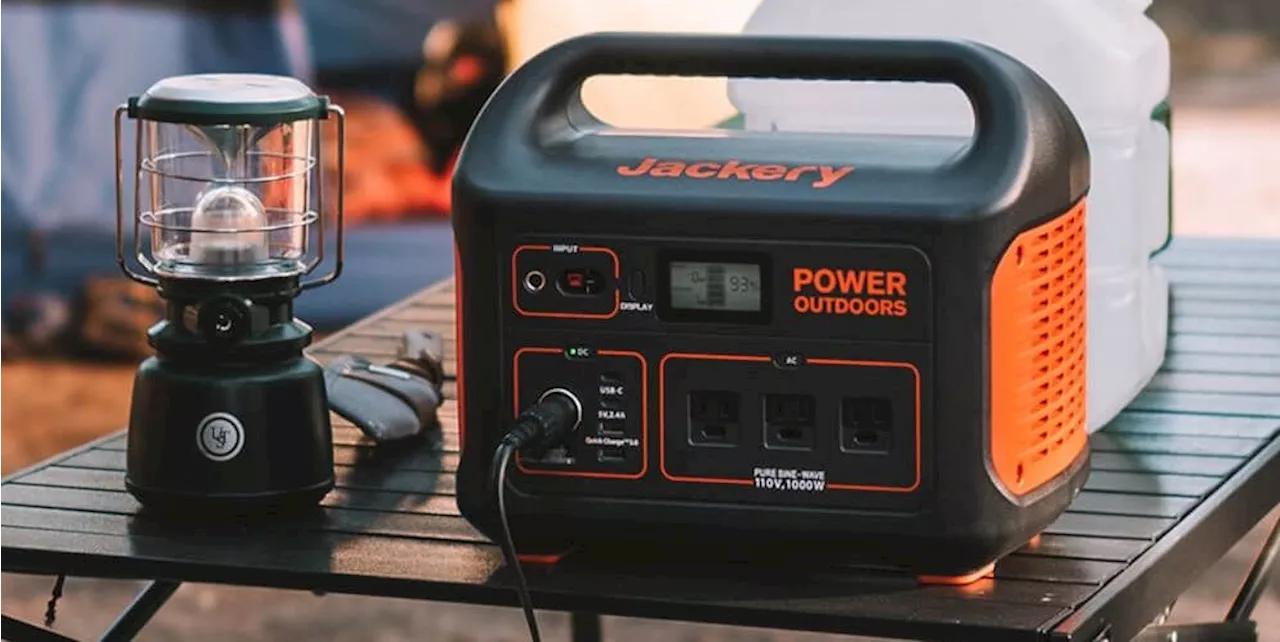 Jackery Portable Power Station Sale March 2024: Take 41% Off the Explorer 1000