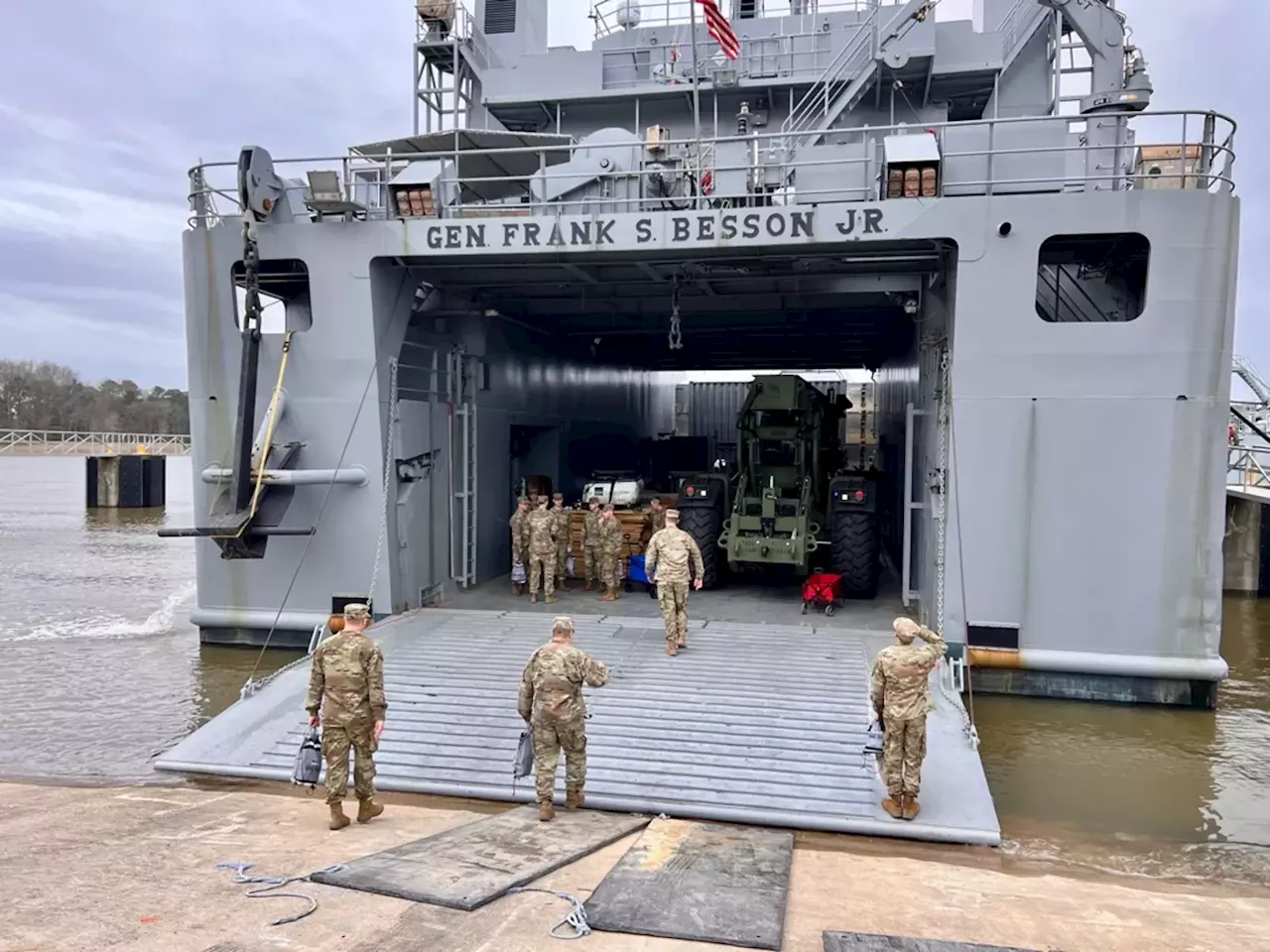 EEUU envía un barco a Gaza para construir un puerto de descarga de ayuda humanitaria