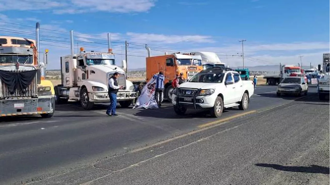 Cancelan bloqueo de transportistas en la autopista México-Pachuca programada para el 11 de marzo