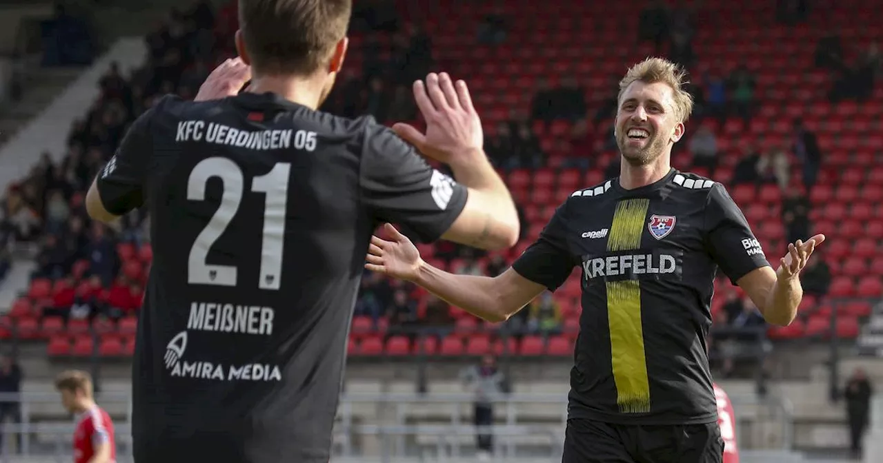 KFC Uerdingen feiert souveränen 2:0-Sieg gegen 1. FC Kleve