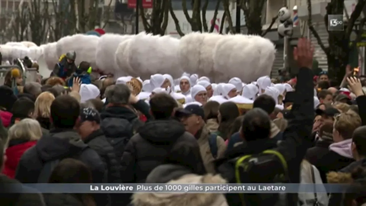 Décrocher l’orange à La Louvière : trois jours de Laetare emmenés par un millier de gilles