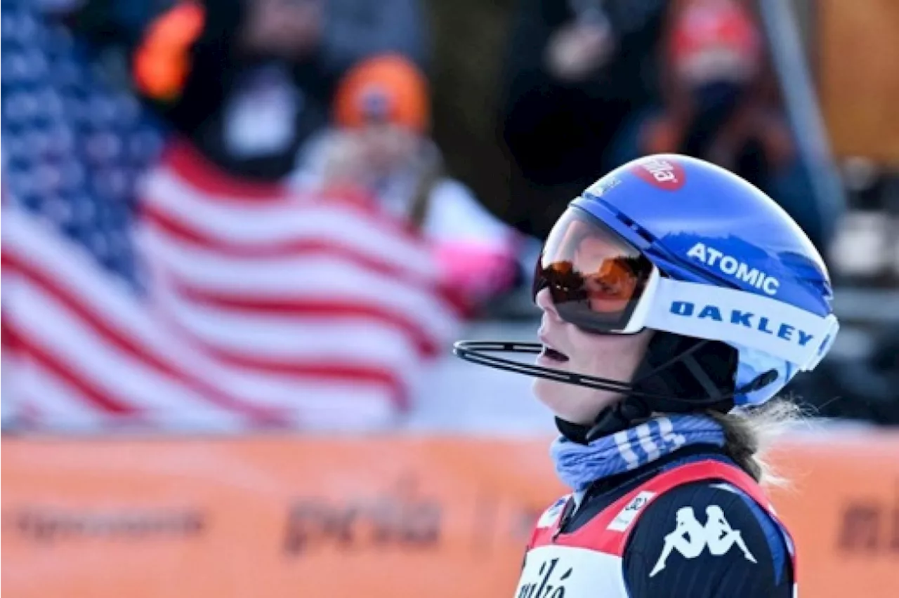 Mikaela Shiffrin la plus rapide en première manche au slalom d'Are, Kim Van Reusel 50e