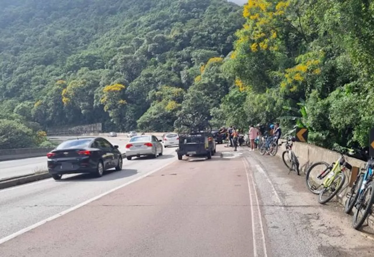 Enfermeira vê queda e salva ciclista em serra do Paraná