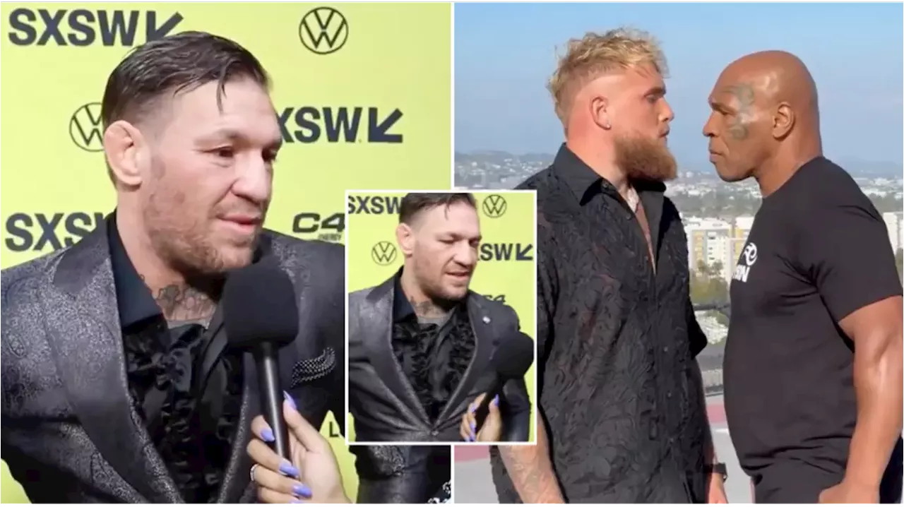 Conor McGregor didn't hold back when asked about Mike Tyson vs Jake Paul fight