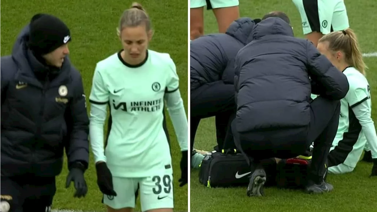 Skada för Nathalie Björn i cupmatchen för Chelsea