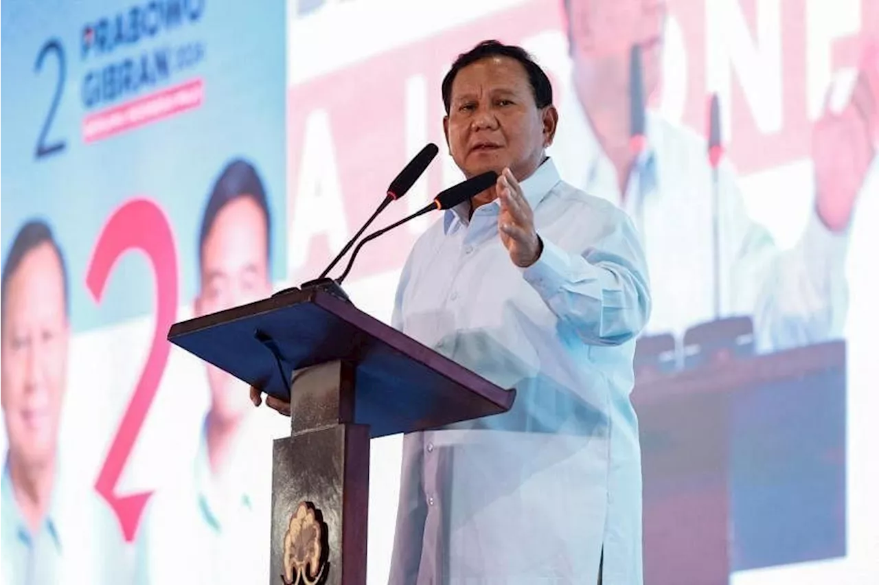 Indonesia’s incoming president Prabowo vows faster growth, fiscal discipline