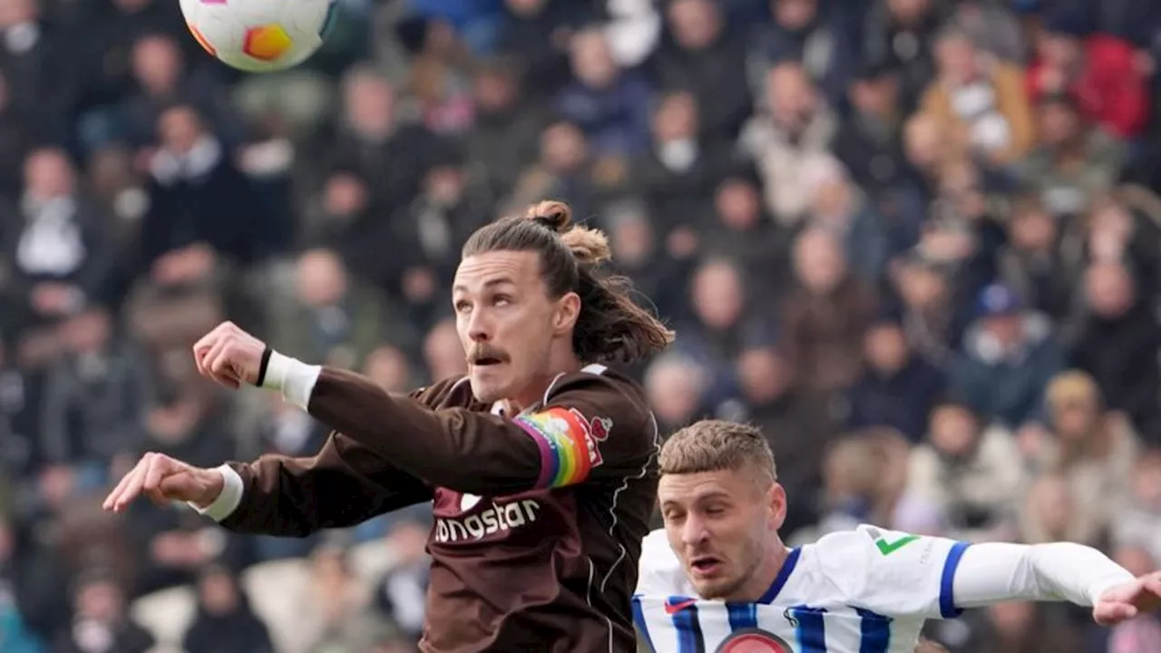 Fußball: 2:0 gegen Hertha: St. Pauli glänzt nach Trainer-Entscheidung