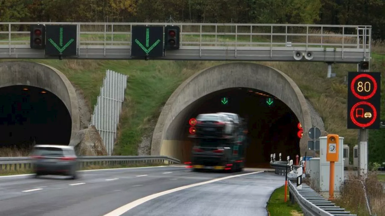 Sanierungsarbeiten: Teilsperrungen von A4-Tunnel in Oberlausitz