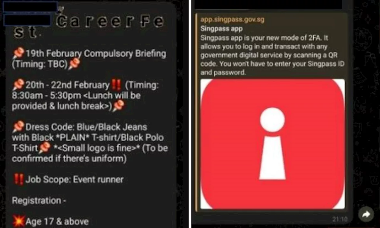 47 jobseekers duped into disclosing Singpass info after responding to fake ads in chatgroups