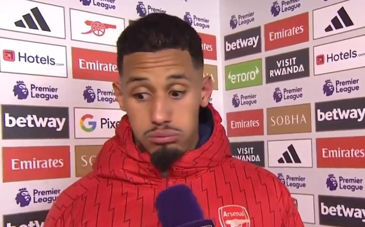 William Saliba’s hilarious interview answer has Arsenal fans convinced Arsene Wenger has returned...