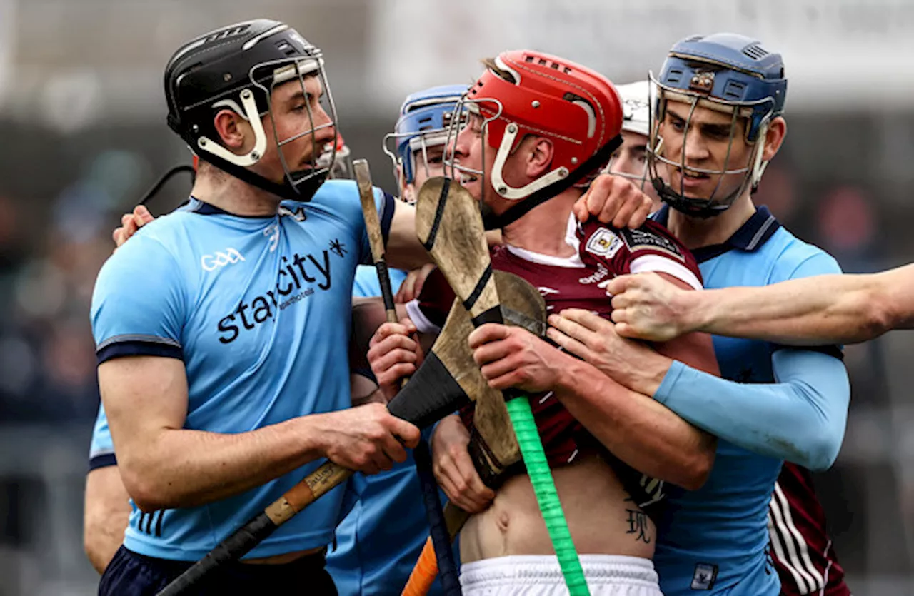 Four players sent off as Galway see off Dublin to secure Division 1 status