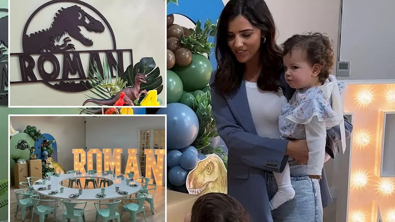 Inside Dancing on Ice star Ryan Thomas’s incredible birthday party for son Roman...