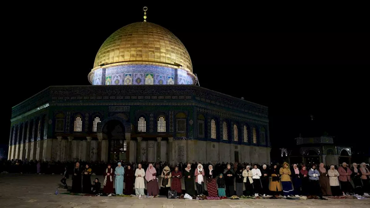 In pictures: Ramadan's first night at Al Aqsa Mosque