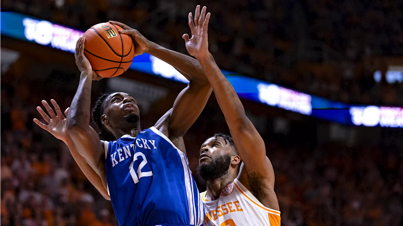 Kentucky defeats Tennessee 85-81 in late season clash