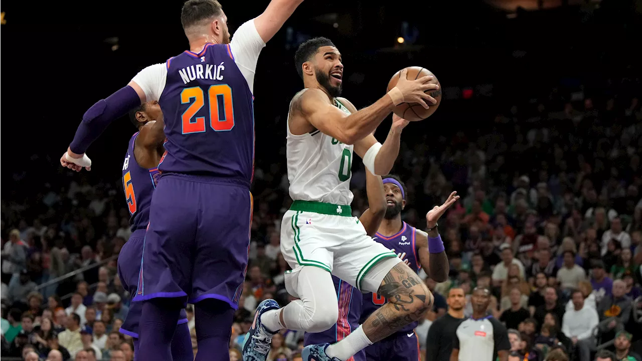 Tatum, Brown lead Celtics past Suns, snapping two-game skid