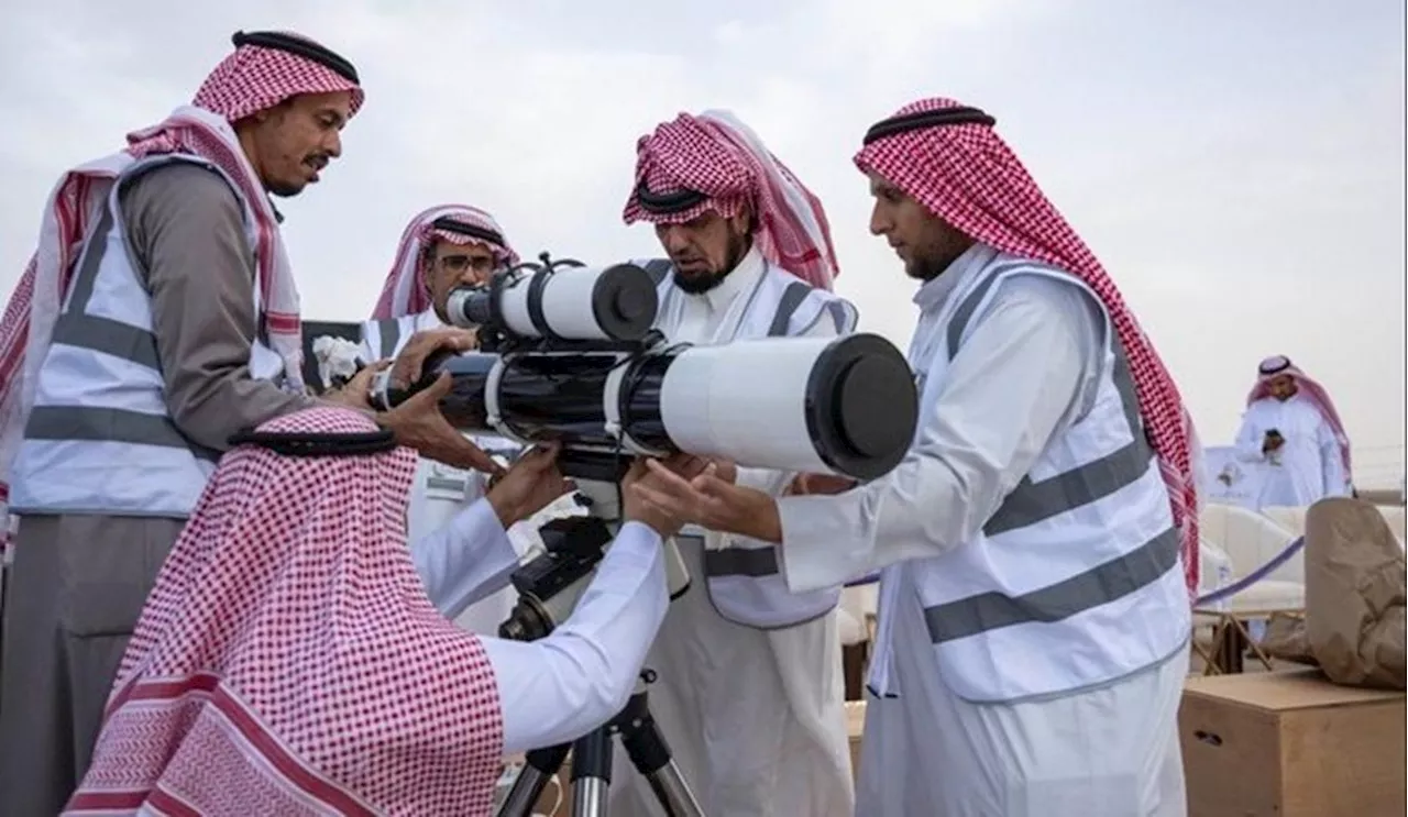 توقيت رصد هلال رمضان في مرصد جامعة المجمعة الفلكي