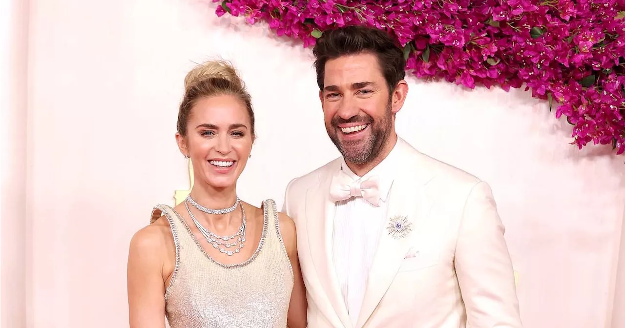 Emily Blunt, John Krasinski Perfectly Match at 2024 Oscars Red Carpet