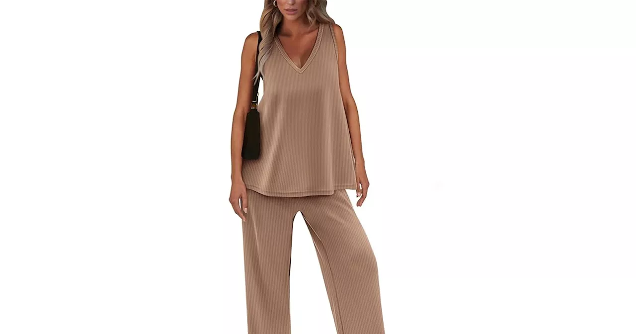 This 'Stretchy' Sleeveless Lounge Set Is Just $33 on Amazon