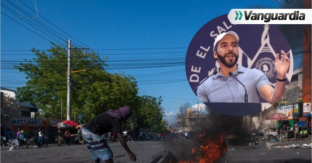 'Podemos arreglarlo': Nayib Bukele ofrece ayuda ante grave crisis de seguridad y violencia en Haití