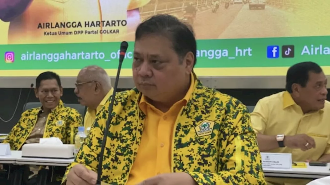 Bamsoet Dan Airlangga Hadir Dalam Rapat Pleno Golkar Sore Ini