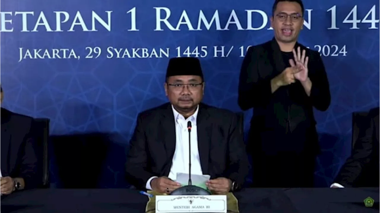 Pemerintah Tetapkan Awal Ramadhan 1445 H Jatuh pada Selasa 12 Maret 2024