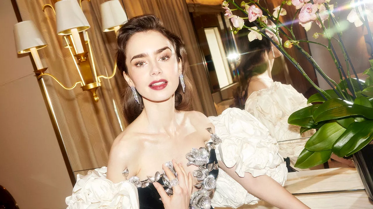 Lily Collins On Bangs, Eastern Medicine, And The French Skincare She Stocks Up On In Paris