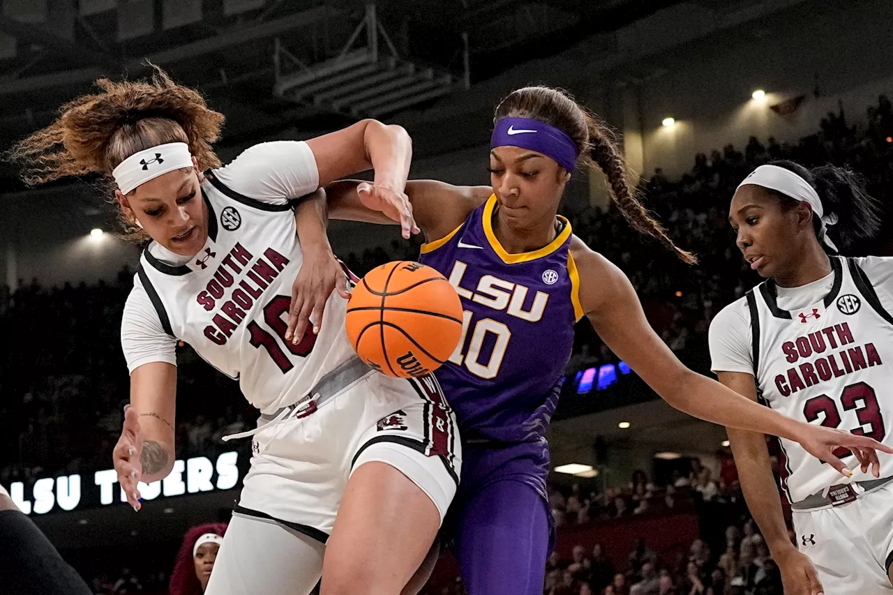 SEC women’s title game scuffle: Mass ejections for LSU, South Carolina