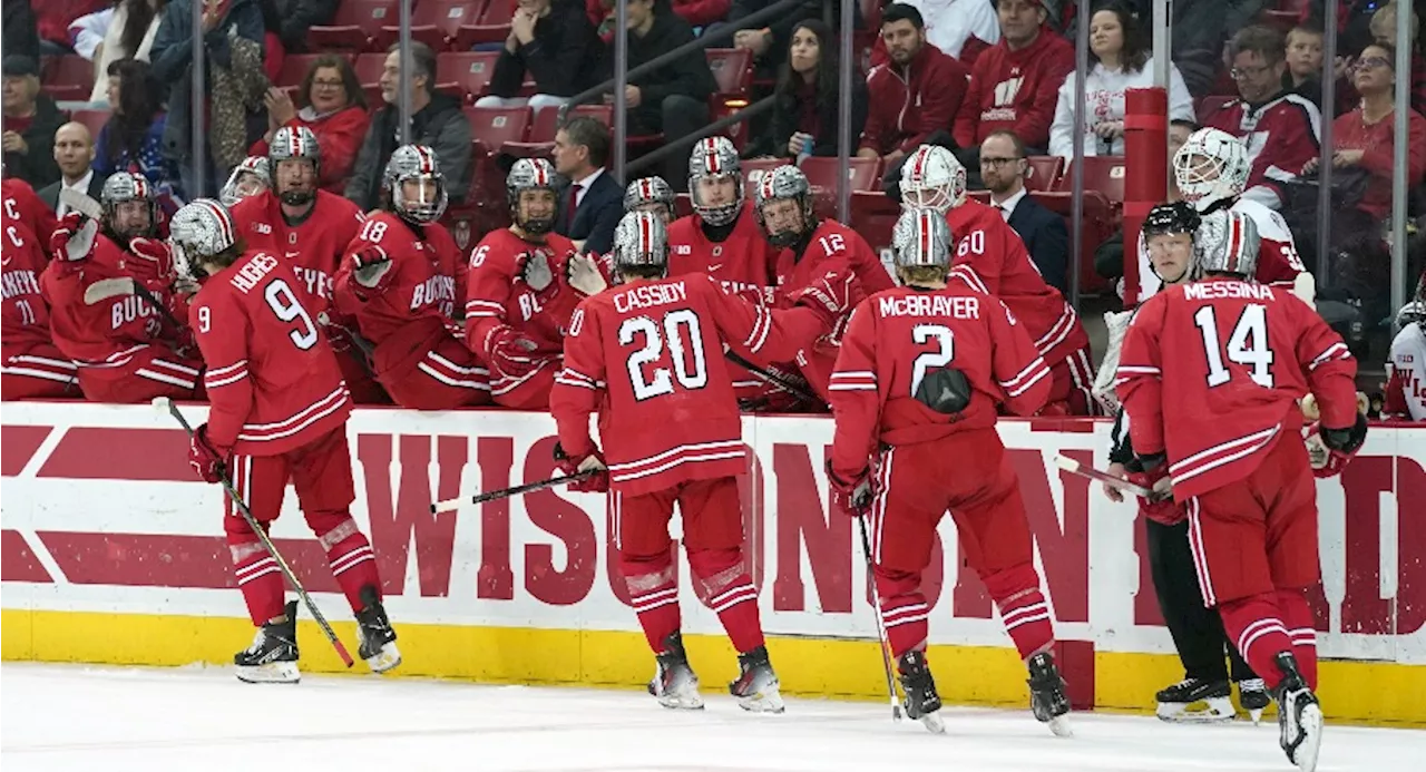 Ohio State Men’s Hockey Stuns No. 5 Wisconsin in Big Ten Tournament Quarterfinals