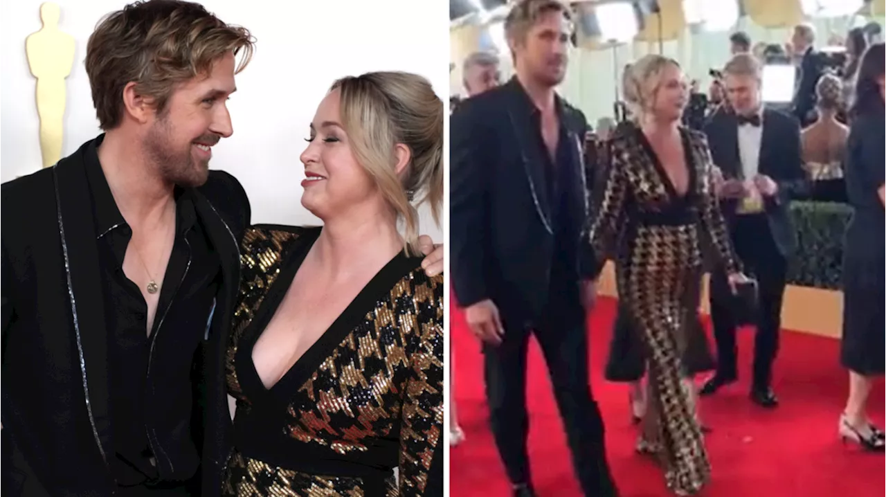 Ryan Gosling walks red carpet with mystery woman as fans ask ‘where’s his wife?’