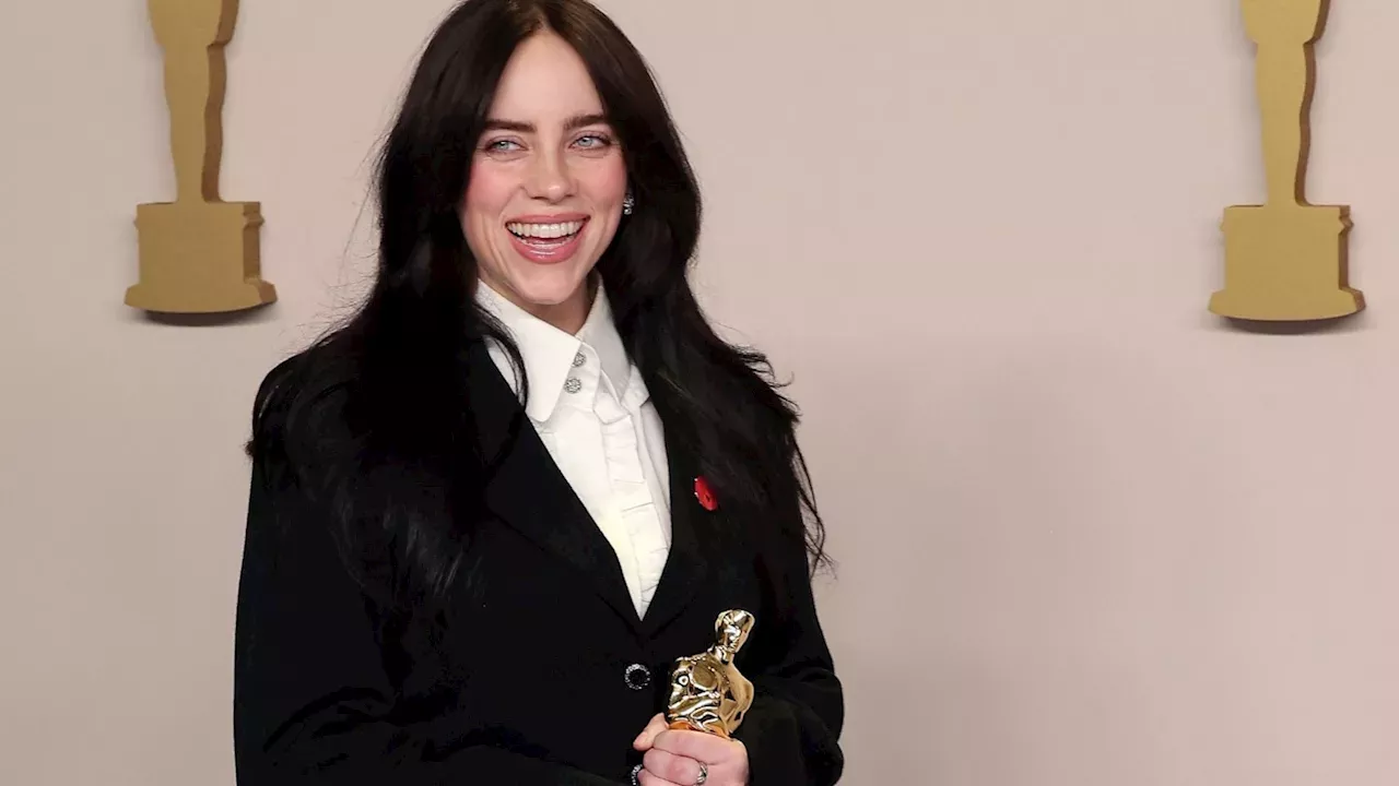 Billie Eilish Wins Oscar for Best Original Song for 'What Was I Made