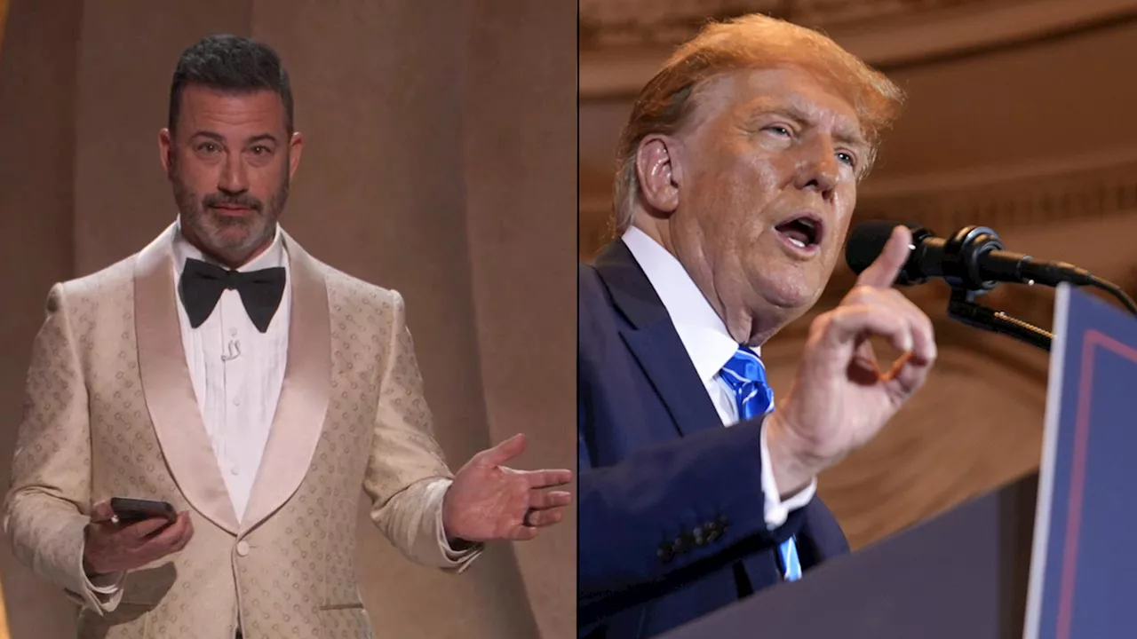 Jimmy Kimmel trolls Donald Trump in final Oscars remarks after former president posts bad review