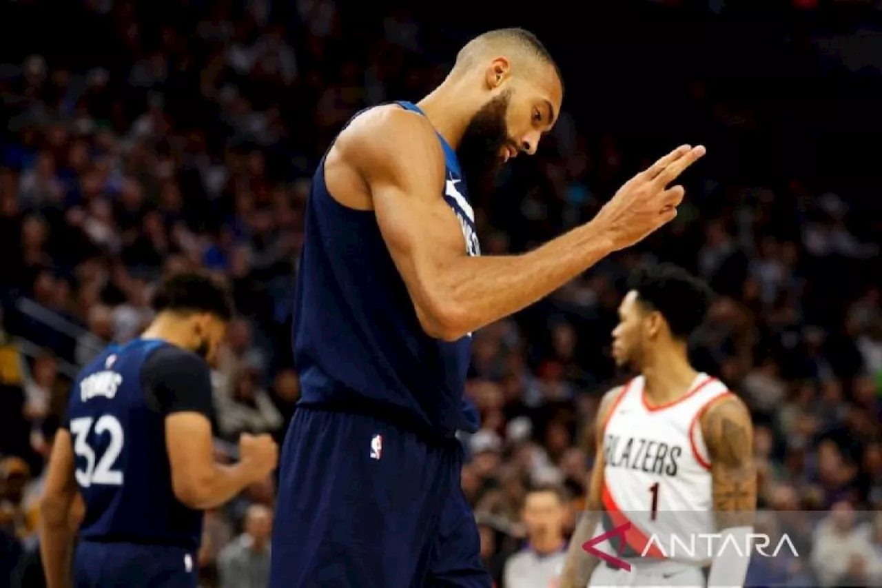 Pemain NBA Rudy Gobert Didenda 100 Ribu Dolar AS karena Menghina Wasit