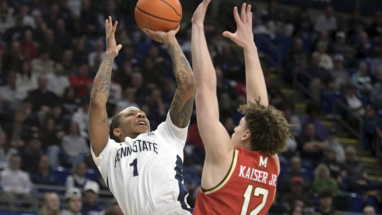 Wahab, Baldwin Jr. have double-doubles to help Penn State beat Maryland 85-69 in finale