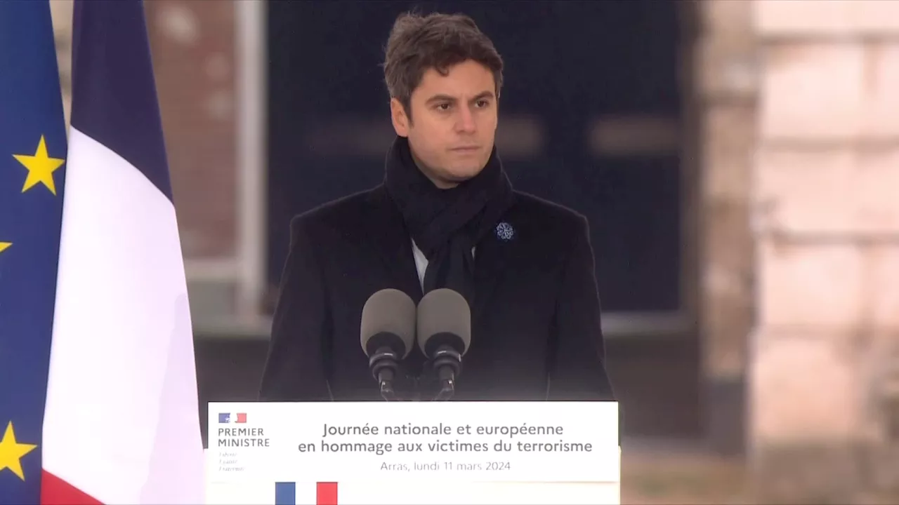 Le Premier ministre en déplacement à Arras pour la cérémonie d'hommage aux victimes du terrorisme