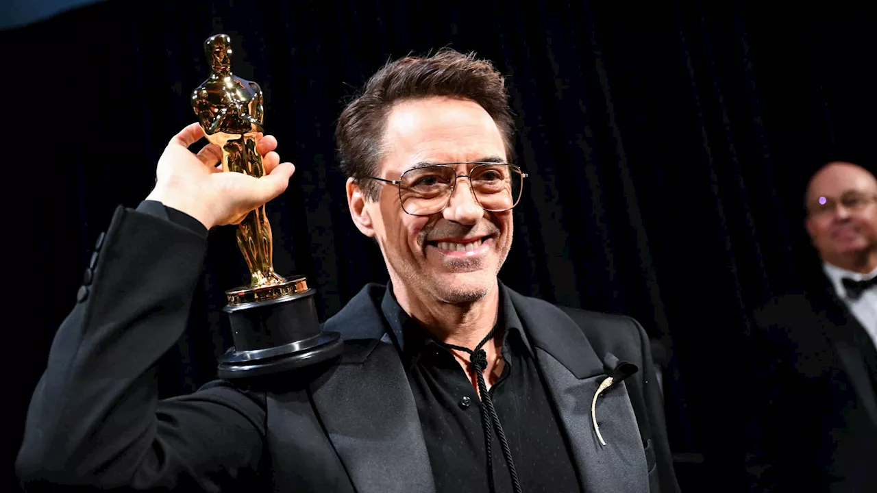 Oscar 2024: de Marvel à 'Oppenheimer', la consécration de Robert Downey Jr, sacré meilleur acteur