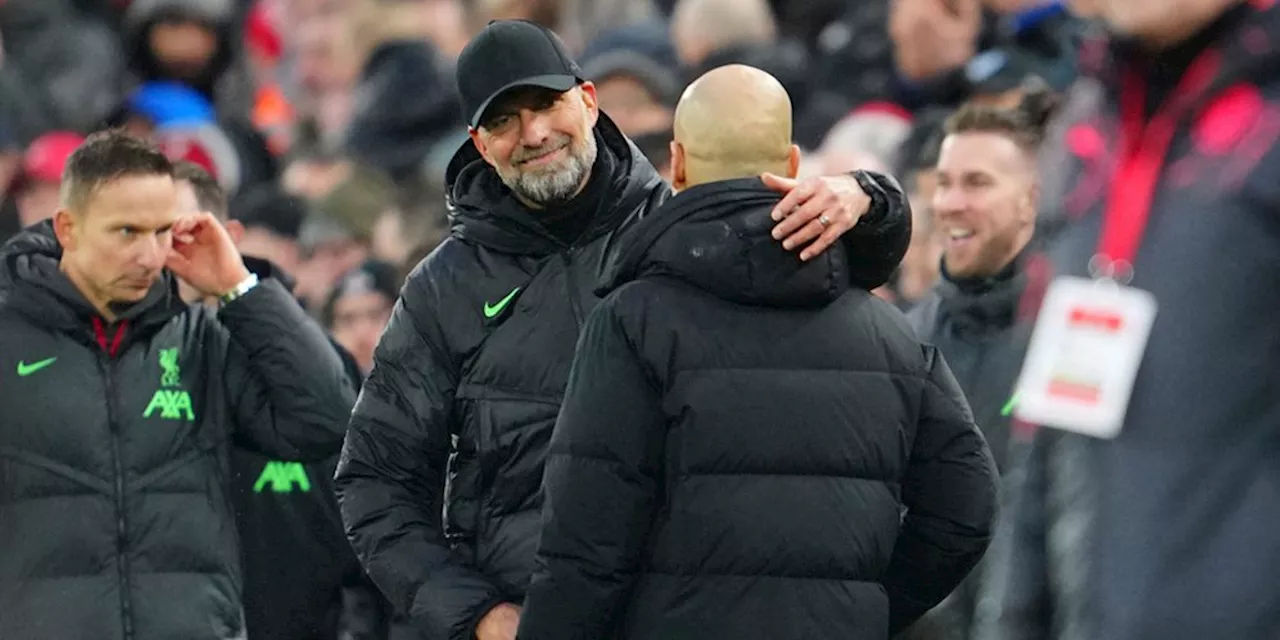 Duel Terakhir Jurgen Klopp dan Pep Guardiola di Premier League?