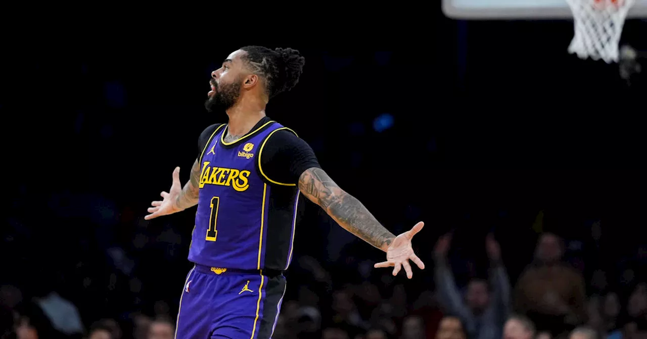 D'Angelo Russell scores 44 points in LeBron-less Lakers' stunning 123-122 win over Bucks