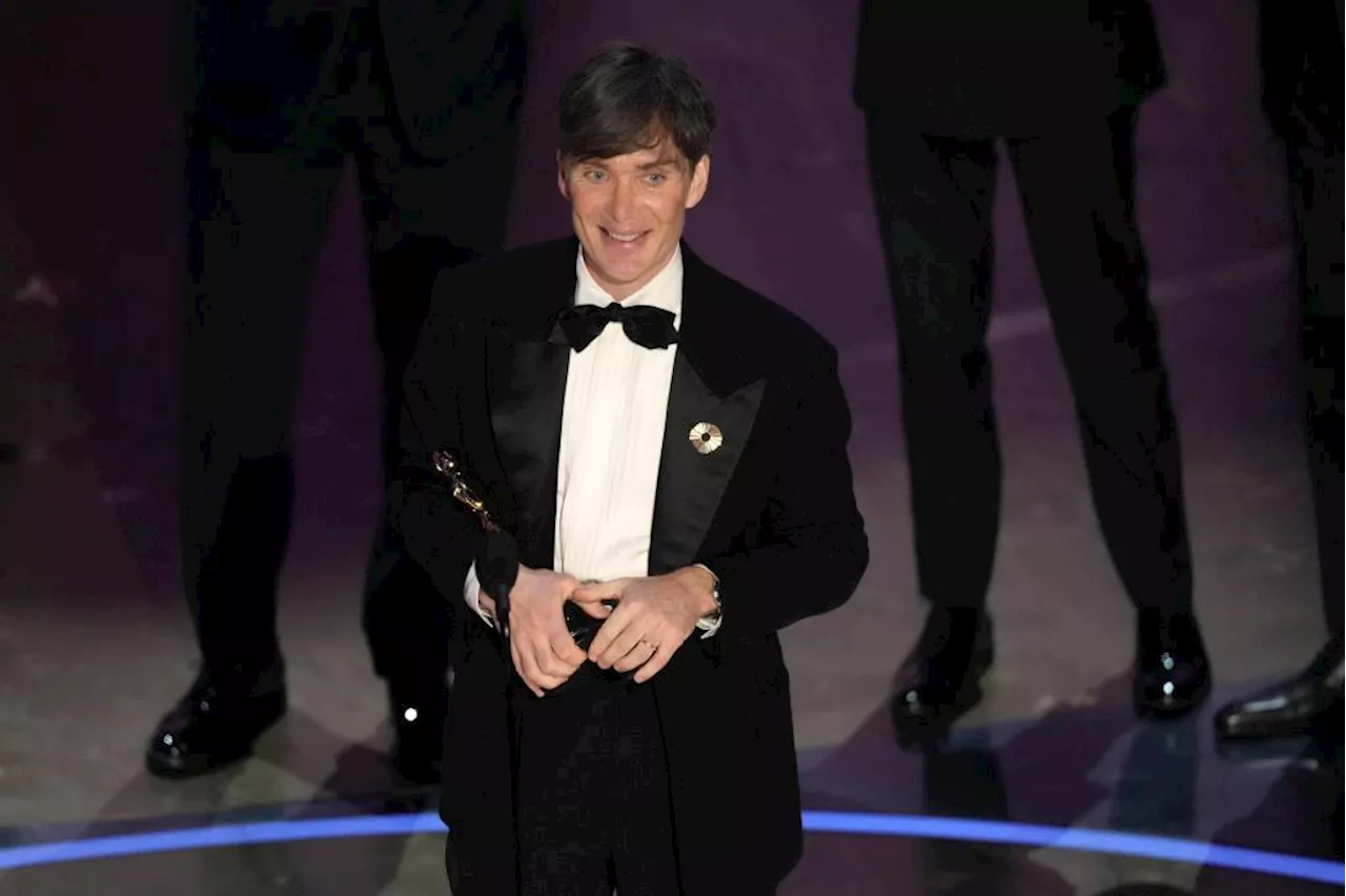 Cillian Murphy wins best actor for ‘Oppenheimer,’ his first Oscar