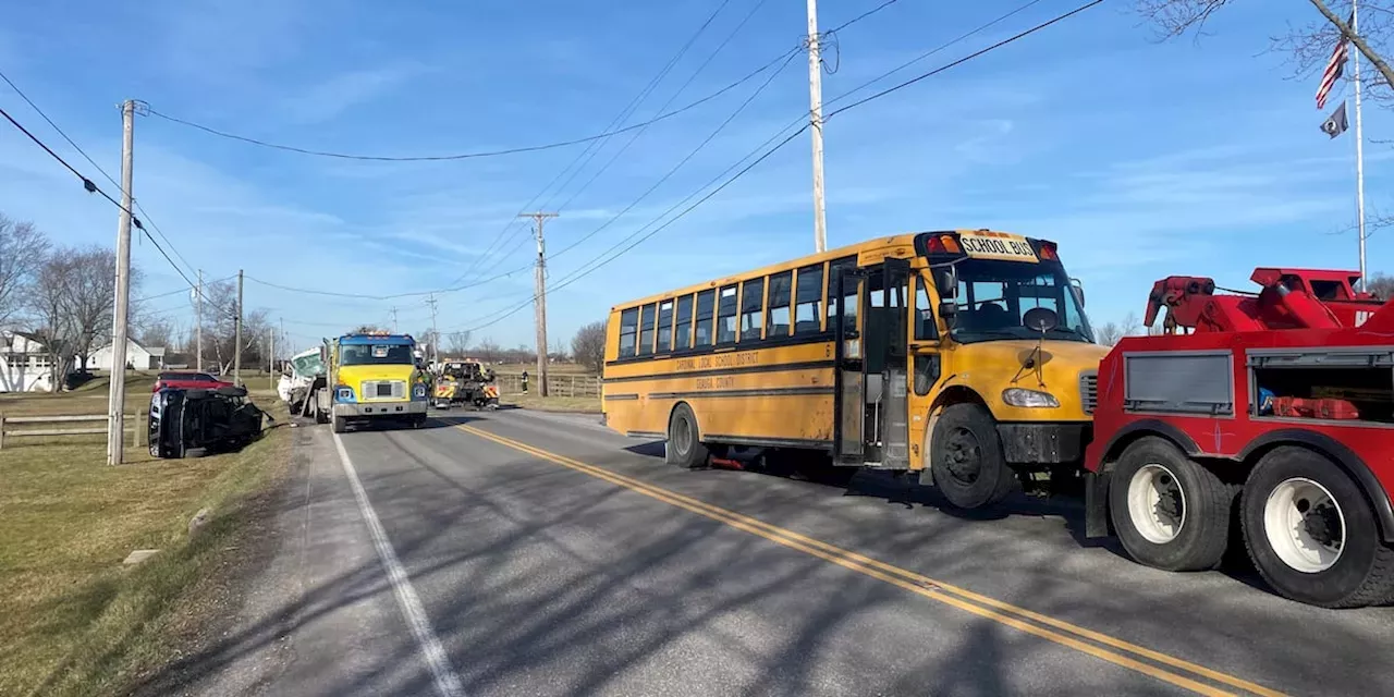 Commercial truck driver cited in crash involving Geauga County school