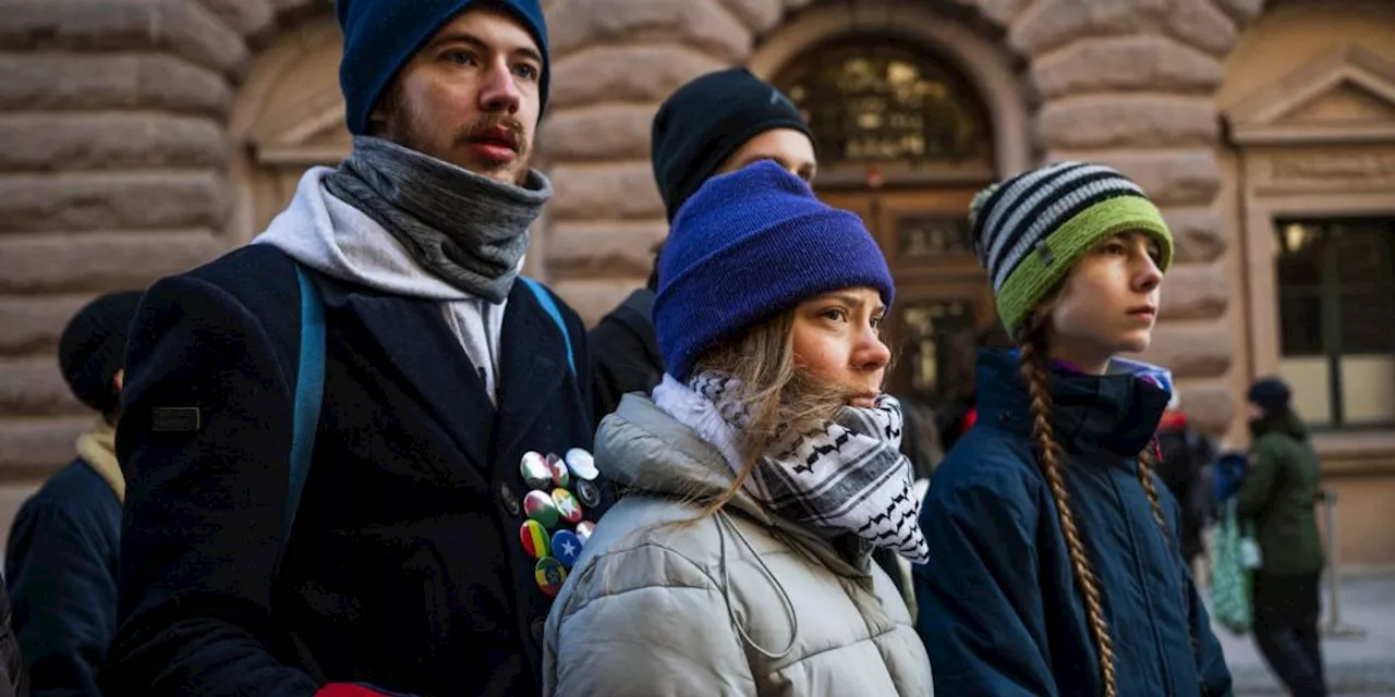 Greta Thunberg, 40+ Other Climate Activists Block Entrance to Swedish Parliament