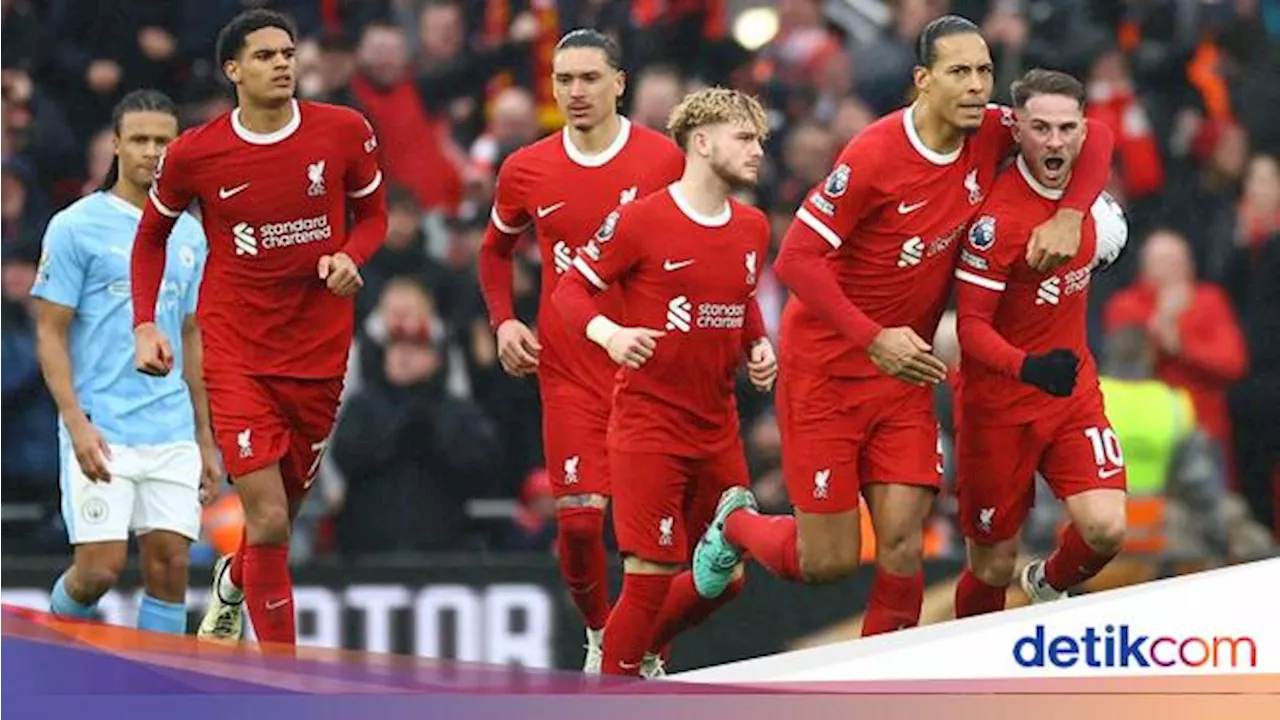 Liverpool Turun ke Urutan Dua dalam Klasemen