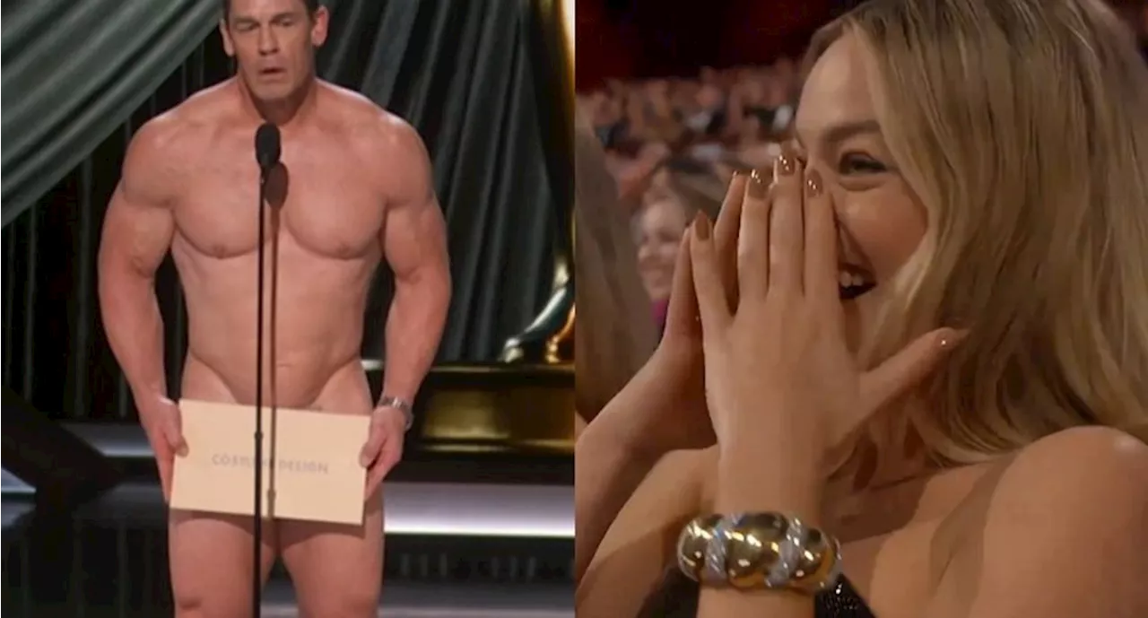 John Cena y la razón por la que apareció desnudo en los Oscar