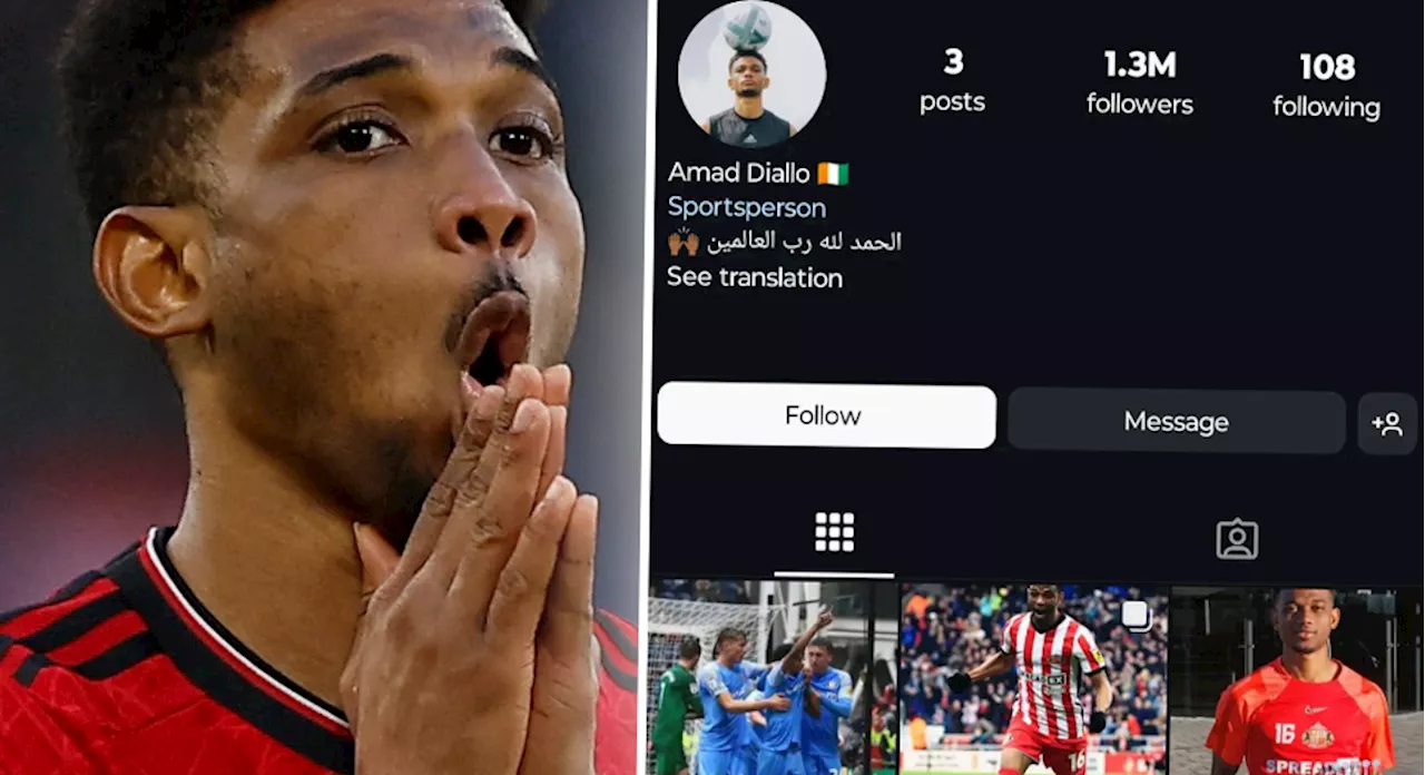 Amad Diallo antyder att han är på väg bort från Manchester United