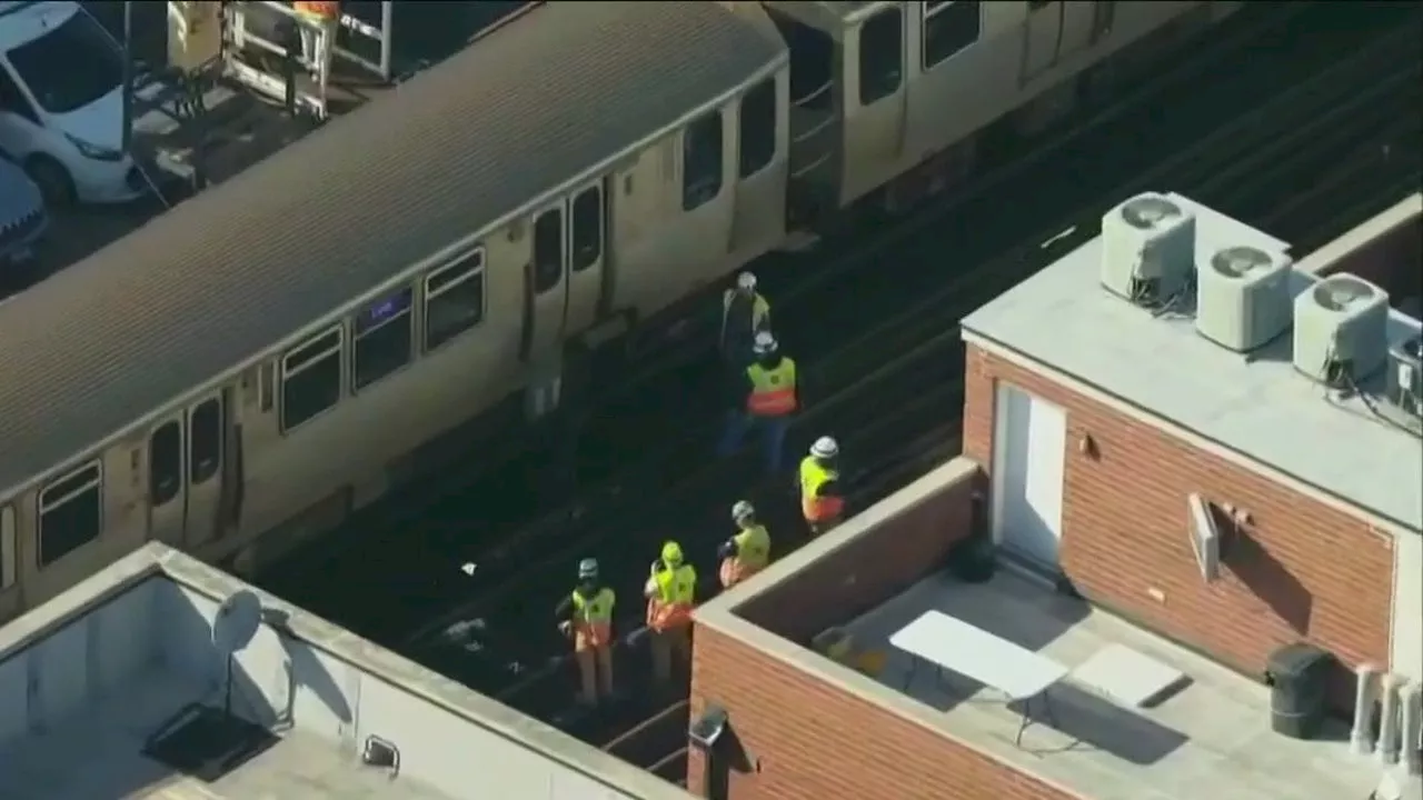 Fire on CTA Train Tracks on Chicago's North Side