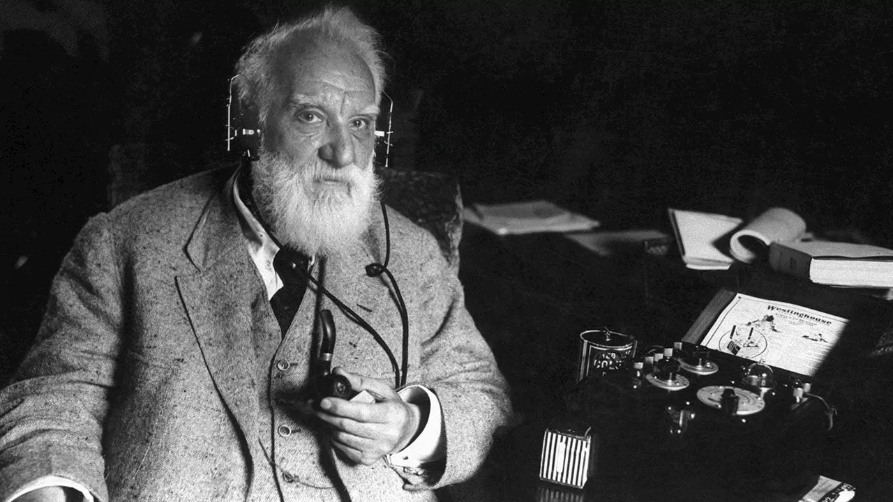 Alexander Graham Bell Makes First Telephone Call in History